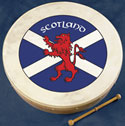 18\" Bodhran, Scottish Flag