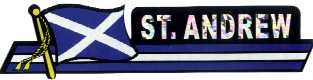 Foil Sticker: Scotland - St. Andrew\'s cross